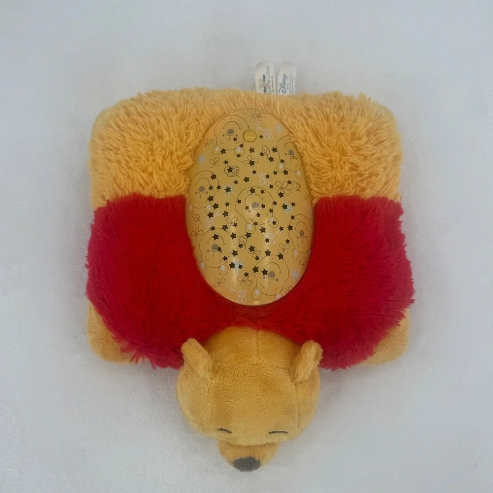 Disney Winnie the Pooh Pillow Pet Sleeptime Lites Star Projector Night Light 12